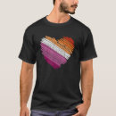 Recherche de drapeau lesbien tshirts Arc en ciel