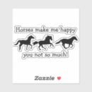 Zoek naar grappige paarden stickers Gezegde