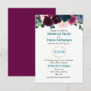 Recherche de plum purple invitations Elegant