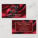 Recherche de couture vintage cartes visite Styliste