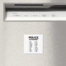 Recherche de policier magnets Application de la loi