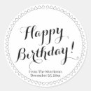 Zoek naar schatten stickers Gelukkige verjaardag