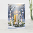 Recherche de imbolc vœux cartes Chandeliers