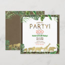 Recherche de animaux de zoo invitations Enfants