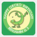 Recherche de lézard vert autocollants Gecko