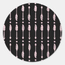 Recherche de flèche noire autocollants Rose