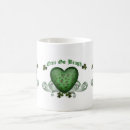 Recherche de coeur irlandais tasses Patrick