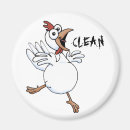 Recherche de animaux humoristiques magnets Poule