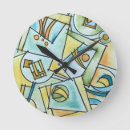 Recherche de géométrique moderne horloges Unique