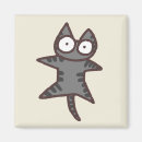 Recherche de de chat tigré refrigérateur magnets Drôle