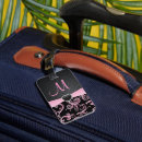 Recherche de coeur floral bagages étiquettes Girly