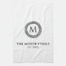 Zoek naar familie keuken handdoeken Initiaal