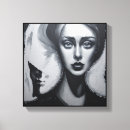 Recherche de visage abstrait toiles Moderne