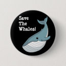 Recherche de baleine mignonne badges Illustration