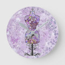 Recherche de robe horloges Violet