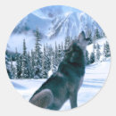 Recherche de loup chien autocollants Lune