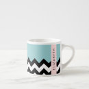 Recherche de zigzag noir et blanc tasses Motif géométrique