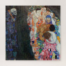 Recherche de mort et vie puzzles Gustav klimt