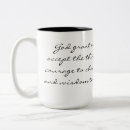 Recherche de sérénité tasses 12 étapes