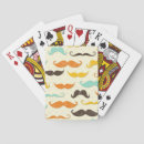 Recherche de moustache jeux de cartes Brun
