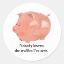 Recherche de porc drôle autocollants Humour