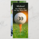 Recherche de golf 30ans anniversaire invitations 30e