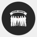 Recherche de groomsmen autocollants Équipe
