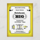 Recherche de lettres anniversaire invitations Chic
