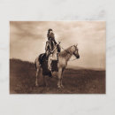 Recherche de cheval de guerre cartes postales Indien