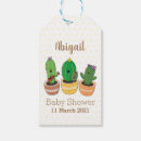 Recherche de cactus étiquettes cadeau Désert