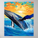 Recherche de de baleine art Baleine à bosse
