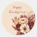Recherche de de bon thanksgiving autocollants Floral