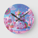 Recherche de licorne kawaii horloges Pour enfants
