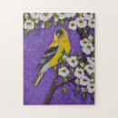 Recherche de chardonneret puzzles Fleurs