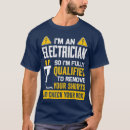 Recherche de funny electrician tshirts Construction