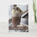 Recherche de chocolat chaud vœux cartes Marshmallows