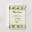 Recherche de vigne de dentelle fleur invitations Élégant