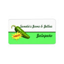 Recherche de poivre étiquettes Jalapeno