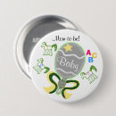 Recherche de baby shower jaune badges Mother to be