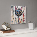 Recherche de chat heureux horloges Félin