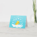 Recherche de canard en caoutchouc vœux cartes Baby shower