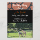 Recherche de taches de girafe invitations Zoo