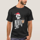 Recherche de chapeau de père noël tshirts Squelette