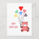 Zoek naar teddy bear briefkaarten Valentijnsdag
