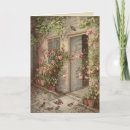 Recherche de oiseau vintage vœux cartes Rose