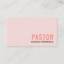 Recherche de dirigeant cartes visite Pastor