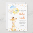Recherche de giraffe baby shower garçon invitations Pour elle
