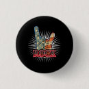 Recherche de groupe de rock badges Vintage