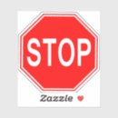 Recherche de stop sign autocollants Panneau routier