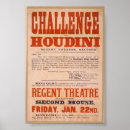 Zoek naar goochelaar posters Houdini